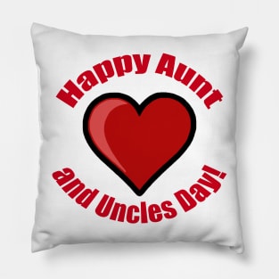 Happy Aunt and Uncles Day! Pillow