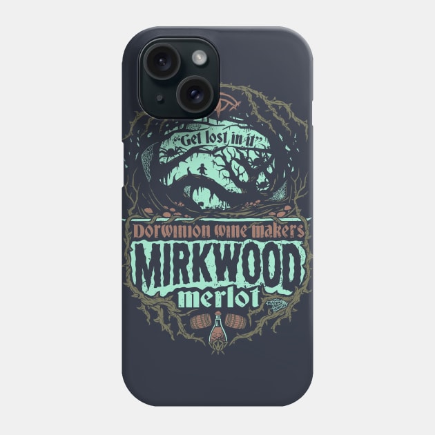 Mirkwood Merlot Phone Case by CoryFreemanDesign