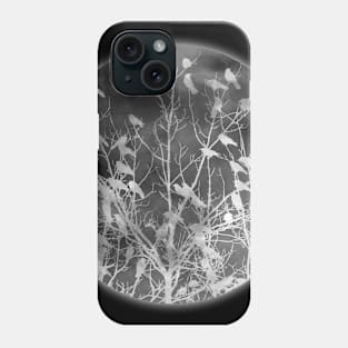 Crows and the moon Phone Case