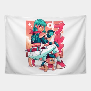 Power Mom Z Tapestry