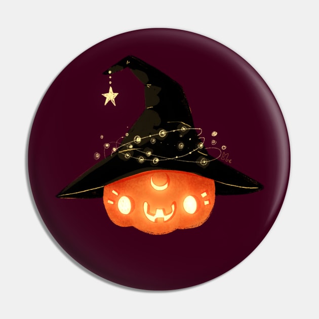 Pumpkin Witch Pin by Four Seasons Fox