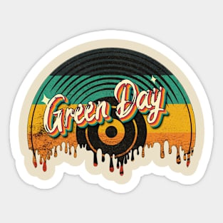 Green Day Vinyl Sticker Dragon Logo – Rock Band Patches