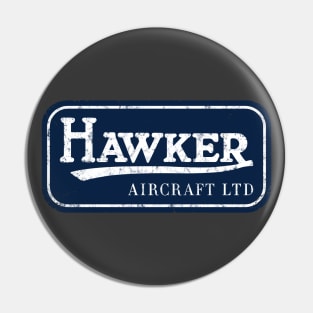 Hawker Aircraft Logo Pin