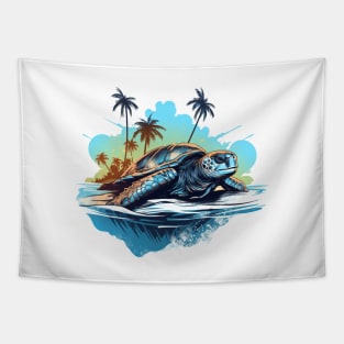 Green Sea Turtle Tapestry