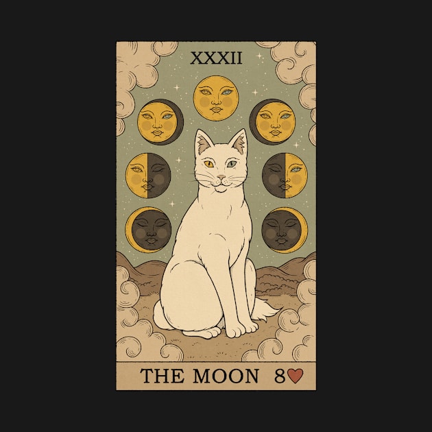The Moon - Cats Tarot by thiagocorrea
