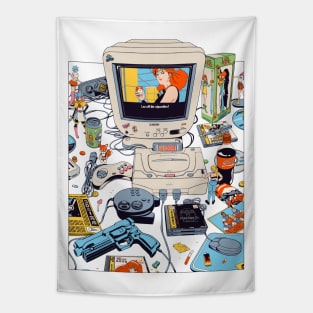 Vintage Gamer Tapestry