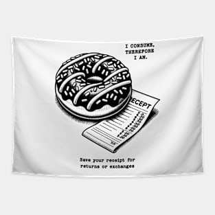 I Consume Therefore I Am - Donut Tapestry