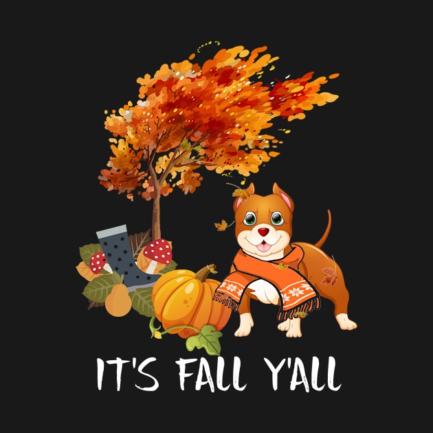 It's Fall Y'all Pitbull by Komlin