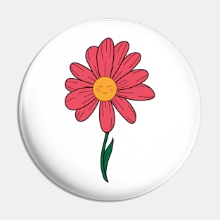 Sleepy Flower Pin