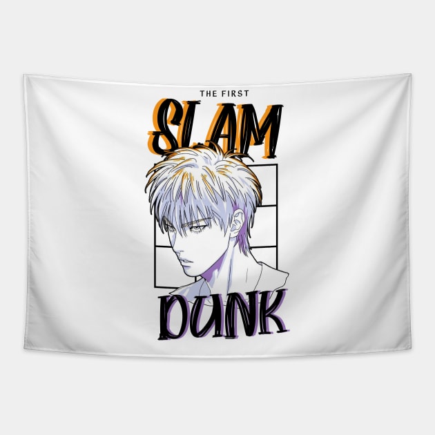 Rukawa - The First Slam Dunk Anime Tapestry by Nashida Said