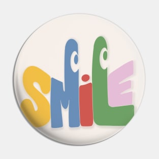 Colourful Smile Pin