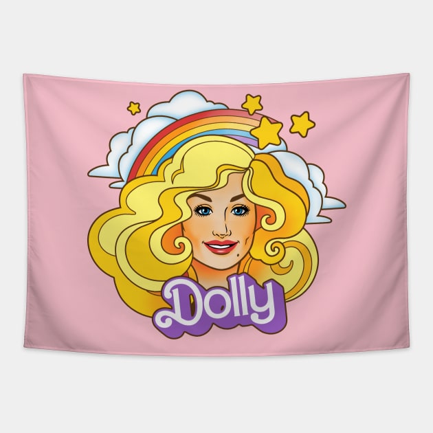 Dolly Doll Tapestry by harebrained