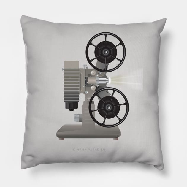 Cinema Paradiso - Alternative Movie Poster Pillow by MoviePosterBoy