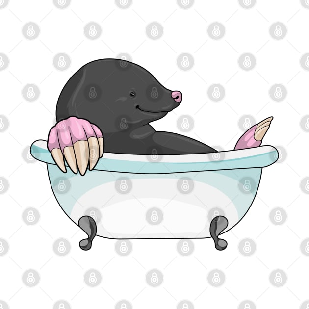 Mole Bathtub by Markus Schnabel