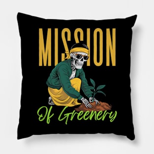 Mission of Greenery Pillow