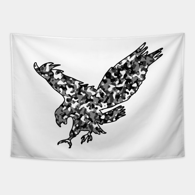 Schnee Muster Tarnfarben Style Tapestry by Destroyed-Pixel