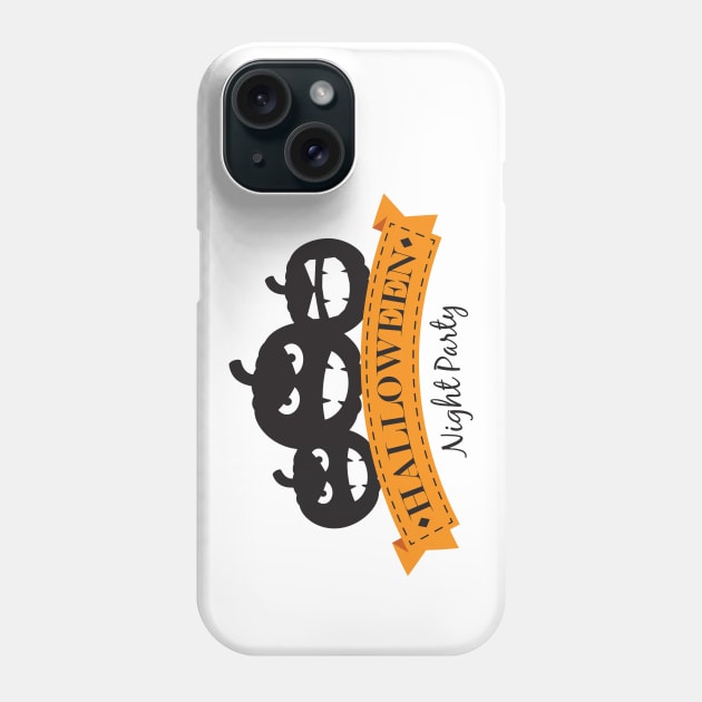 Halloween Pumpkin Banner Phone Case by MonkeyBusiness