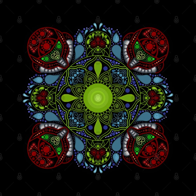 Samus Metroid mandala by AustomeArtDesigns