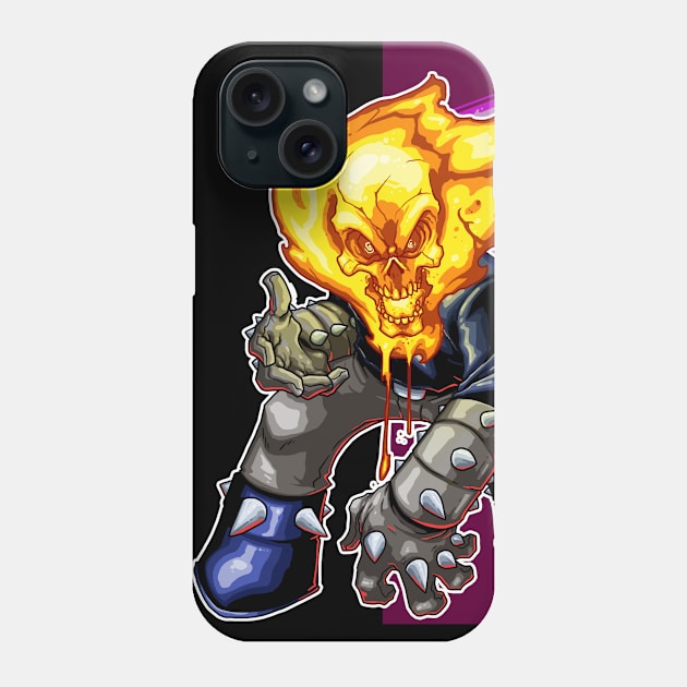 Chibi Ghost Rider Phone Case by JohnnySegura3rd