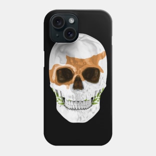 Cyprus Flag Skull - Gift for Cypriot With Roots From Cyprus Phone Case