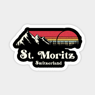 St. Moritz Mountains Magnet