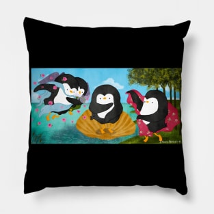 The Birth of Venus Penguin Pillow