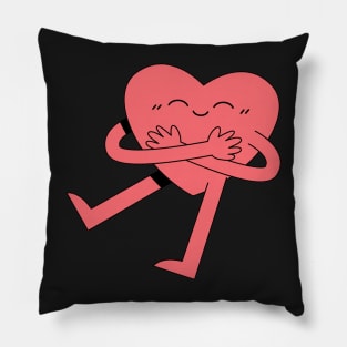 Super Cute Pink Heart Hugging Pillow