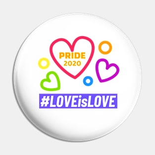 Love is Love by WOOF SHIRT Pin