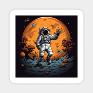 astronaut halloween Magnet