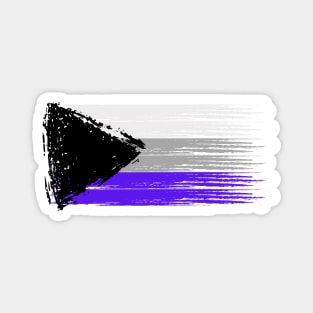 Pride Collection - Demisexual Pride Flag (Paint Streak/Horizontal) Magnet