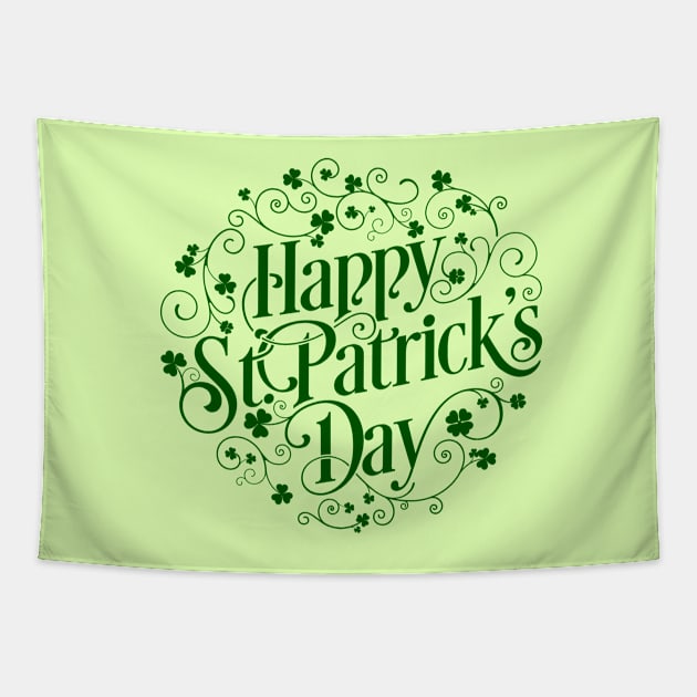 Happy St. Patrick's Day! Tapestry by BadCatDesigns