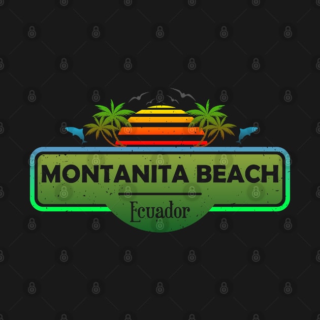 Montanita Beach Ecuador, Palm Trees Sunset Summer by Jahmar Anderson