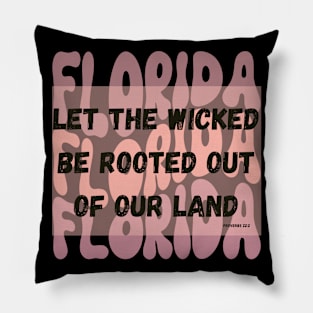 Florida- Proverbs 22:2 Pillow