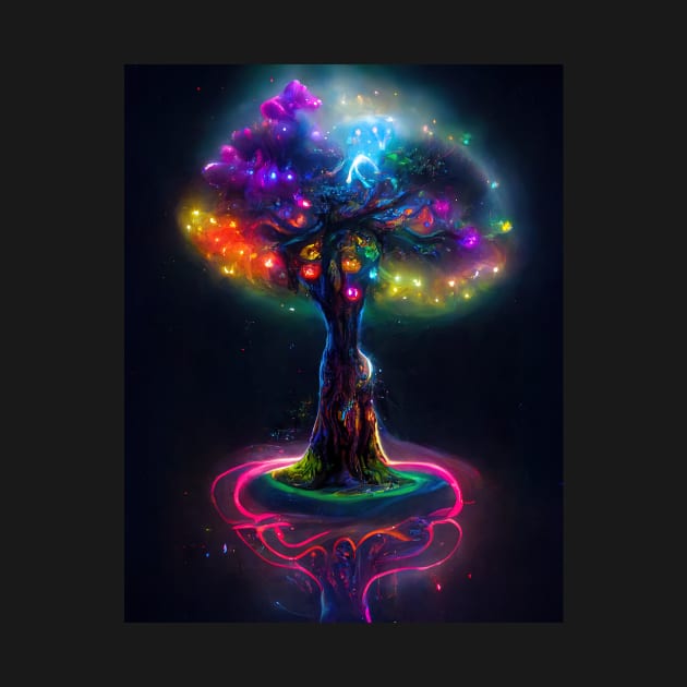 Enchanted Wishing Tree of Life and Dreams by AlexandrAIart