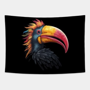 Hornbill Smiling Tapestry