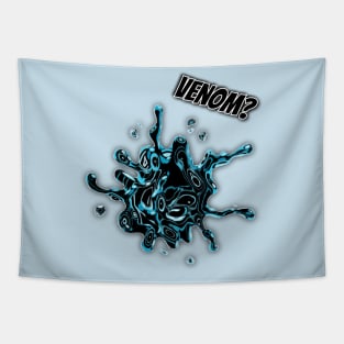 Blue & Black Accent Symbiote Tapestry