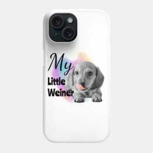 My Little Weiner Dachshund Puppy Phone Case