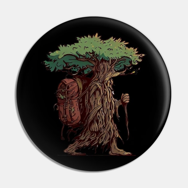 Shepherd of trees ent traveler Pin by TomFrontierArt