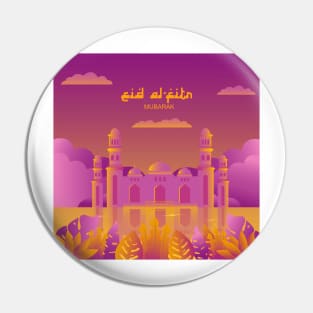 Eid Al-Fitr Mosque Pin