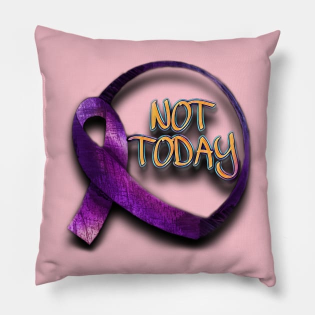 NOT TODAY Pillow by ErianRowan