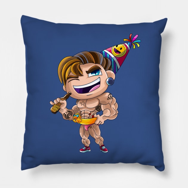 Jason's BDay Party Shirt Pillow by Jasonfm79