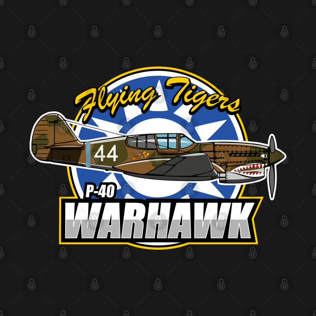 Disover P-40 Warhawk - P40 Warhawk The Flying Tigers - T-Shirt