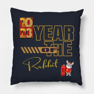 2023 Year of the Rabbit Pillow