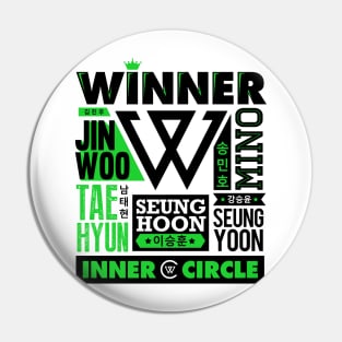 WINNER Collage Pin