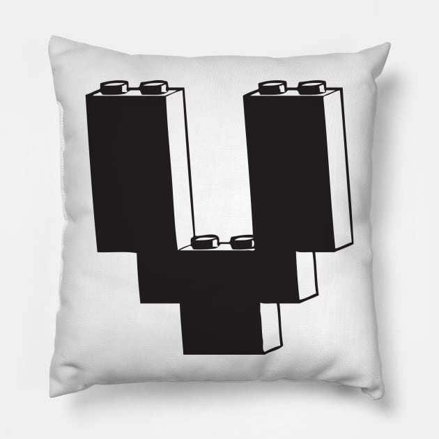 THE LETTER V Pillow by ChilleeW