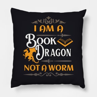 Books Ddragon Reading Worm Fantasy Novels Fan Pillow