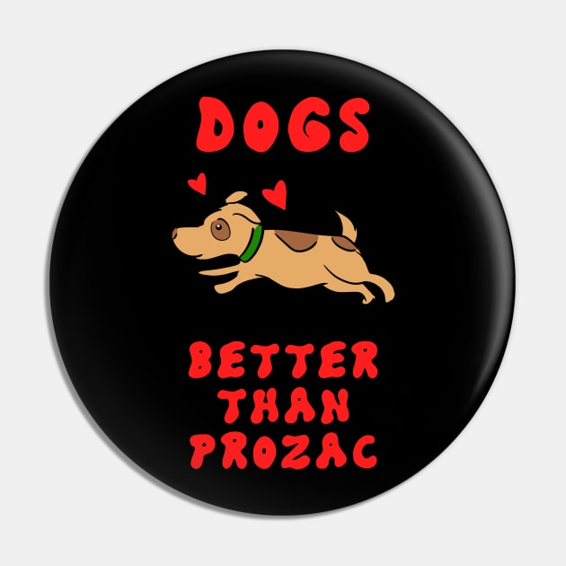 Dogs. Better than prozac. Cute happy jumping little brown puppy. Dog therapy. Mental health awareness. Depression, anxiety. Animals are best friends. Pin by BlaiseDesign