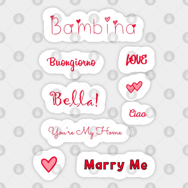 Bambina Love Quotes Set Pack