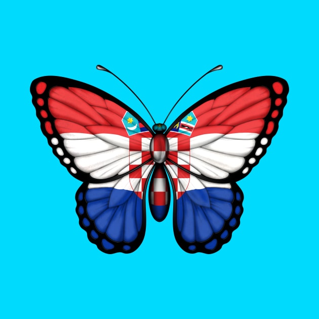 Croatian Flag Butterfly by jeffbartels