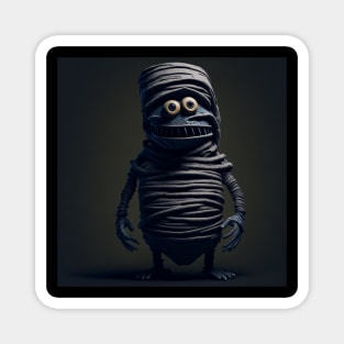 Goofy looking mummy Magnet